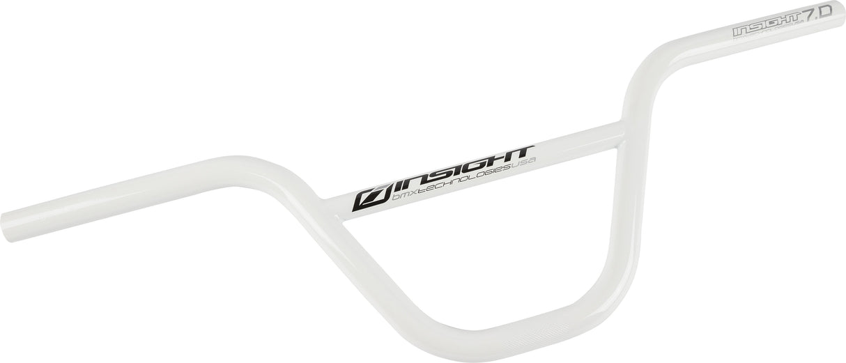 INSIGHT Pro 7" Cro-Mo Handlebar White INHB700WHBK