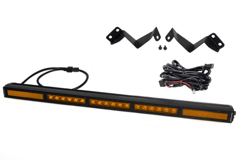 Diode Dynamics 16-21 Toyota Tacoma SS30 Stealth Lightbar Kit - Amber Combo DD6075