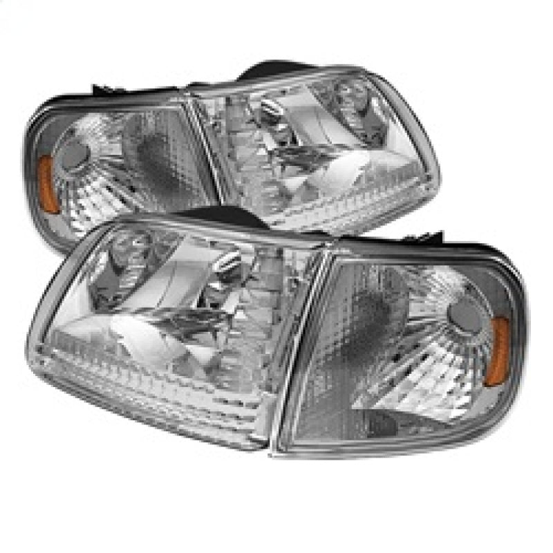 Xtune Ford F150 97-03 / Expedition 97-02 Crystal Headlights w/Corner Chrome HD-JH-FF15097-SET-AM-C 5070326