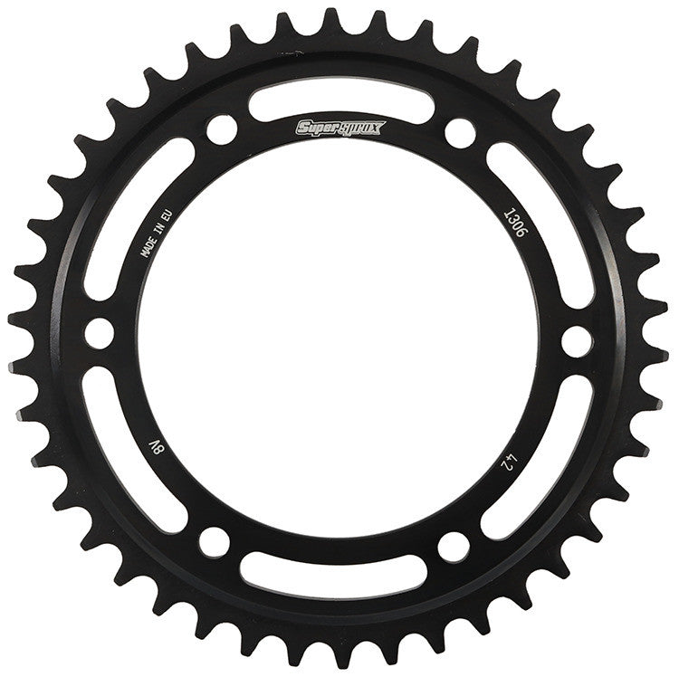 SUPERSPROX Rear Edge Sprocket Steel 42t-530 Blk Hon RFA-1306-42-BLK