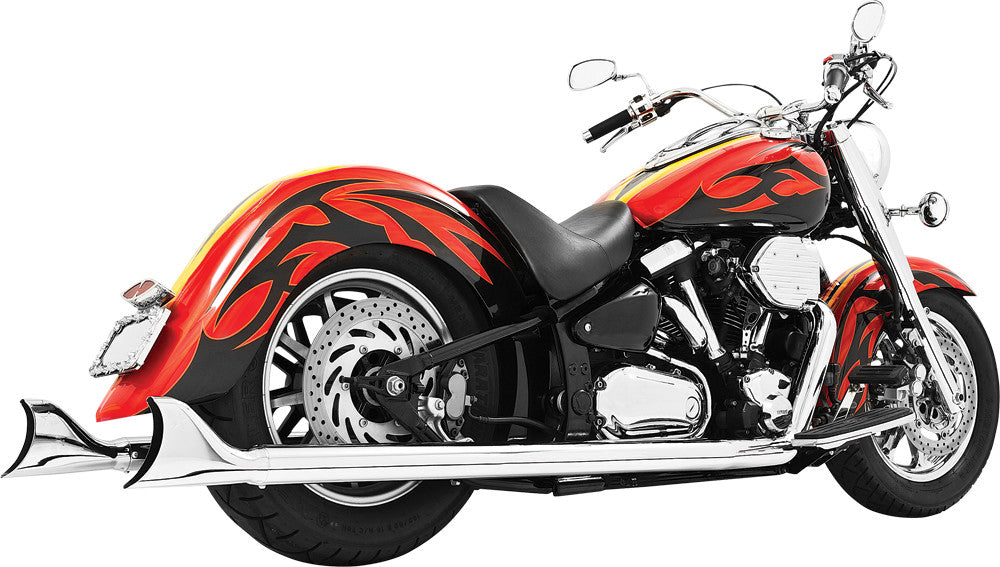 FREEDOM Sharktail Dual Exhaust Chrome MY00065