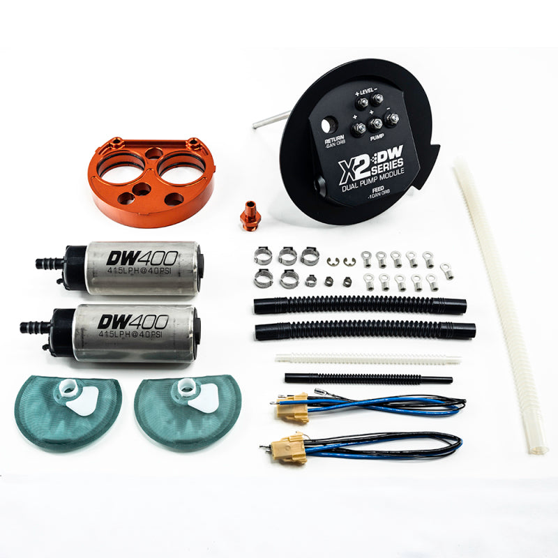 DeatschWerks 11-19 Ford Mustang X2 Series Fuel Pump Module w/Dual DW400 Pumps 9-401-7030