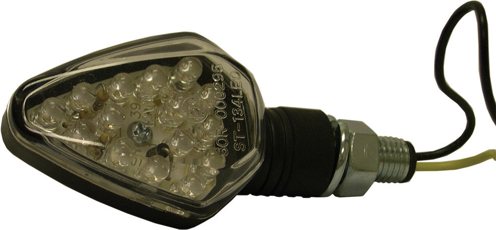 DMP Blunt Arrow 8 Led Marker Lights Black W/Clear Lens 900-0040
