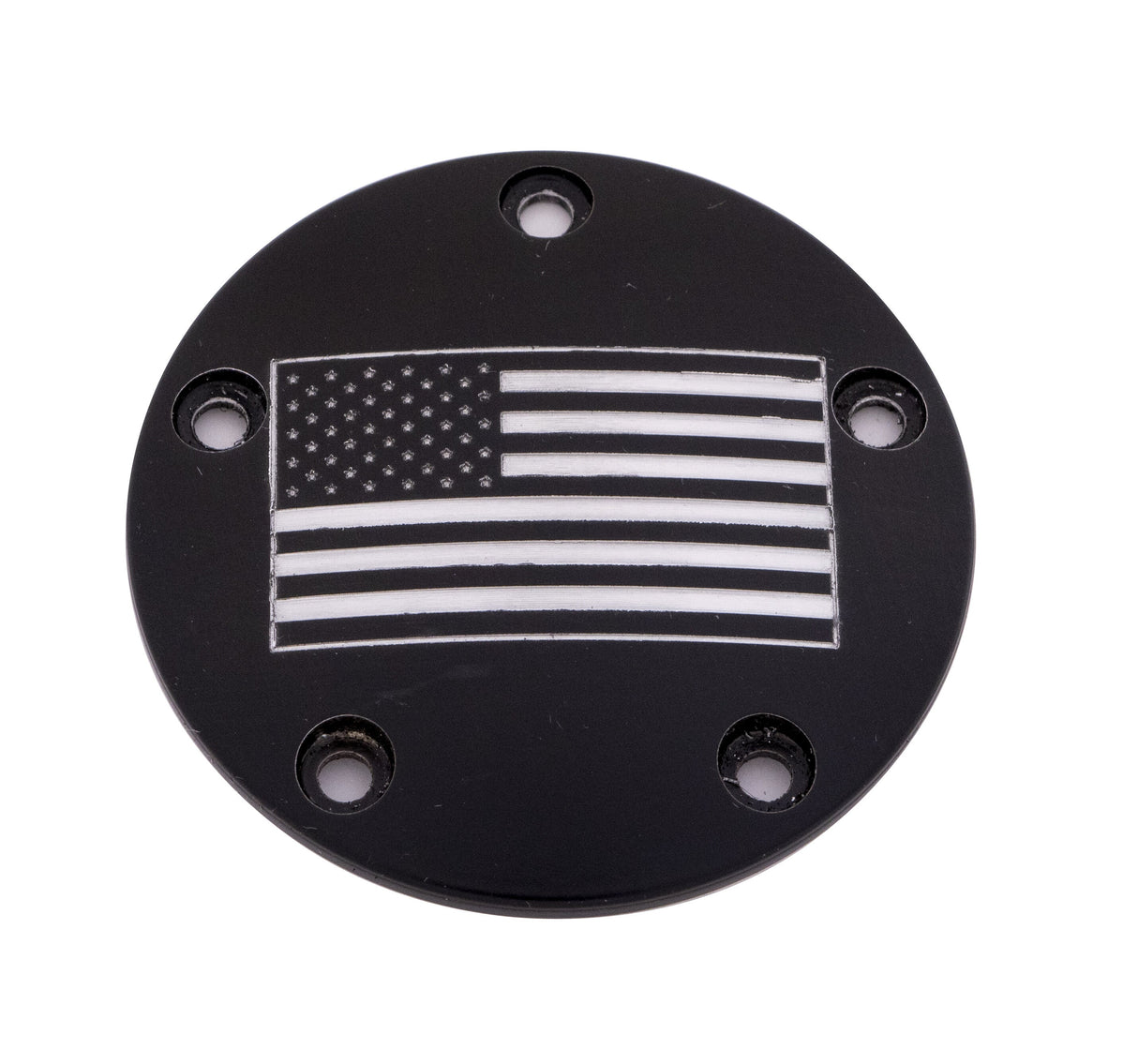 CUSTOM ENGRAVING Tc Timer Cover American Flag Black PATR21-04BG