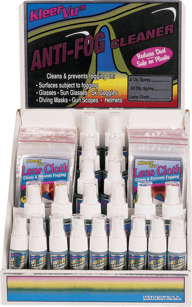 KLEER VUAnti-Fog Cleaner Counter Display91110