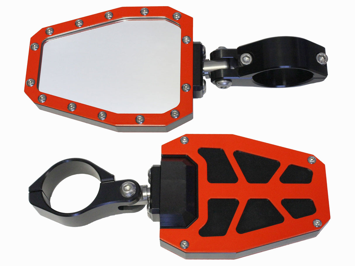 MODQUADSide Mirror Red Bezel Pr 1.75"SIDE-1.75-BX3RD