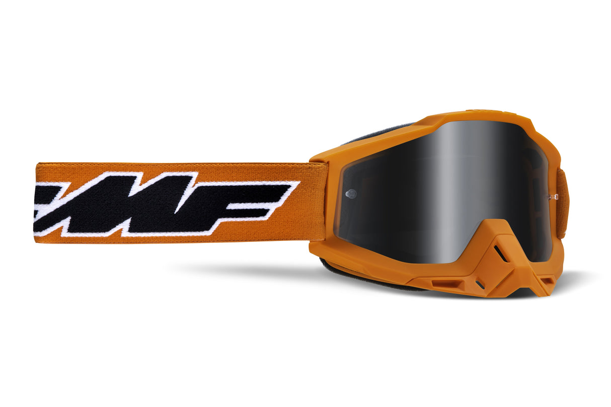 FMF VISION Powerbomb Youth Goggle Rocket Orange Mirror Silver Le F-50048-00003
