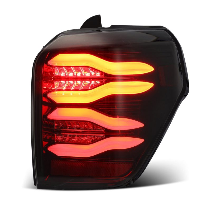AlphaRex 10-21 Toyota 4Runner PRO-Series LED Tail Lights Jet Black 690010