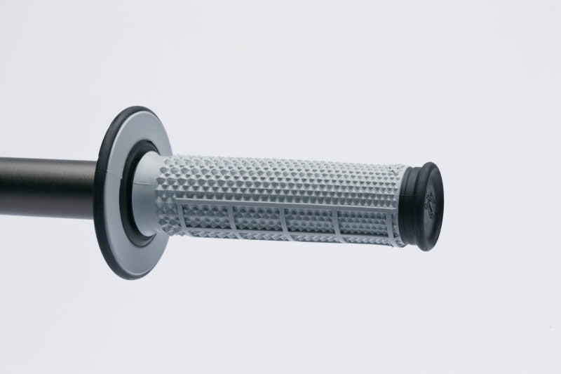 Renthal MX Dual Compound Grips Taper 1/2 Waffle - Grey/ Black G154
