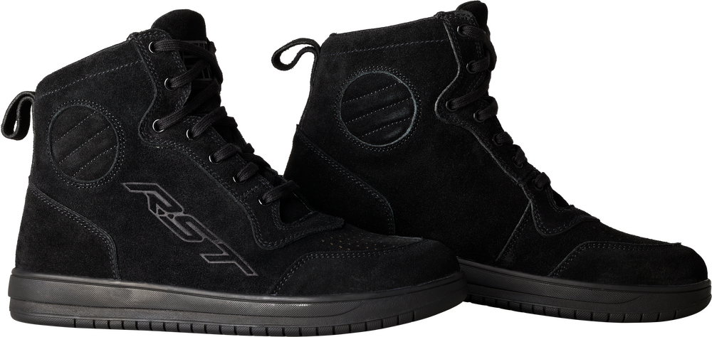 IN STOCK RST HITOP MOTO SNEAKER CE BOOT BLACK SUEDE SZ 8 - 556-3052041
