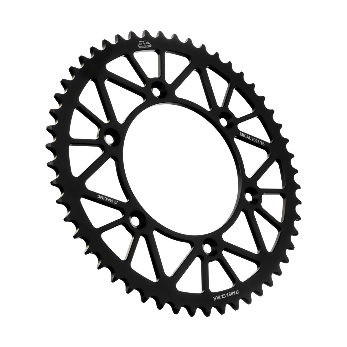 JTRear Racelite Sprocket Alum 52t-520 Blk Hus/Husq/KtmJTA897.52BLK