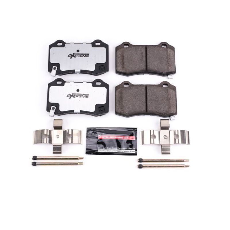 Power Stop 04-07 Cadillac CTS Rear Z26 Extreme Street Brake Pads w/Hardware Z26-1053