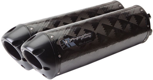 TBR M-2 Zx-14r '08-11 S/O Cf Dual Vale Black 005-2180407DV-B