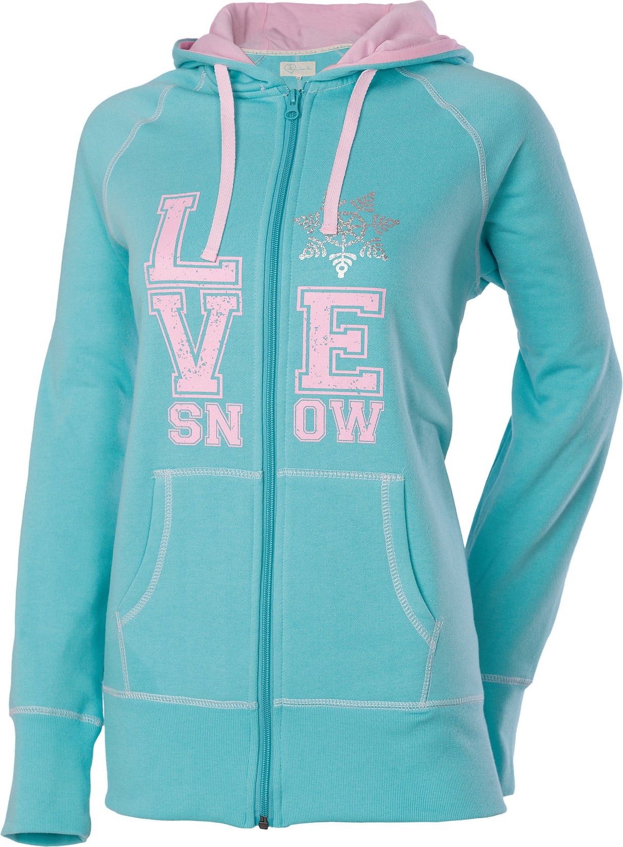DSG Love Snow Zip Hoodie Mint Xs 97342