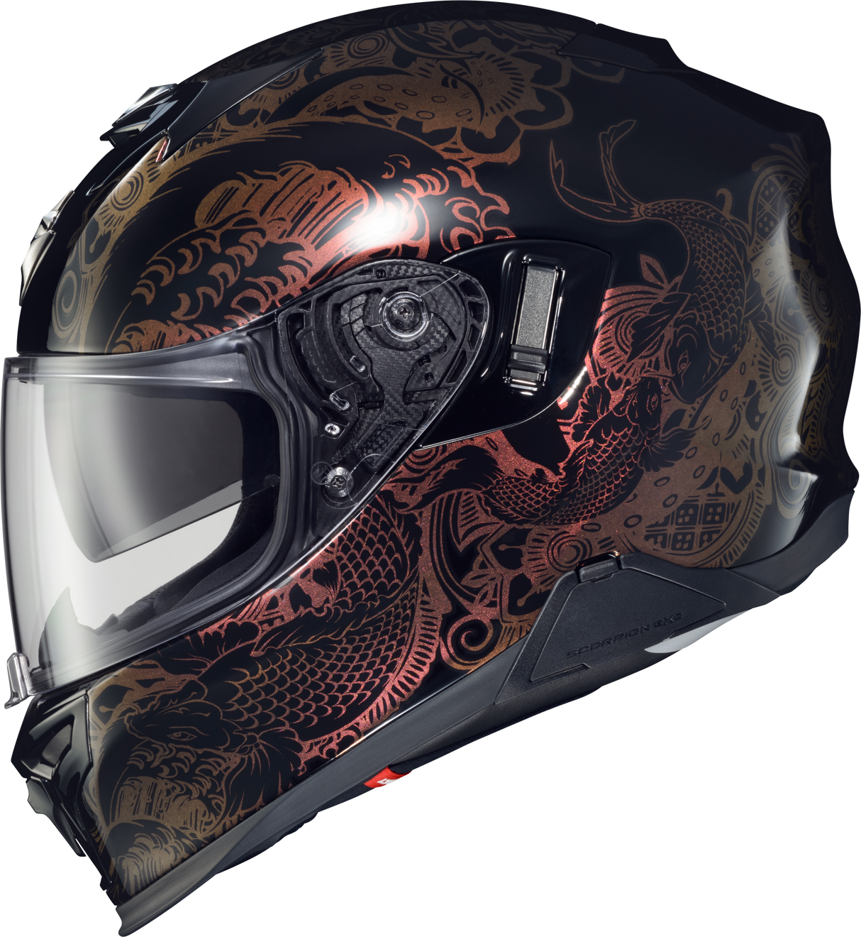 SCORPION EXO Exo-T520 Helmet Nama-Sushi Black/Chameleon Lg T52-1125