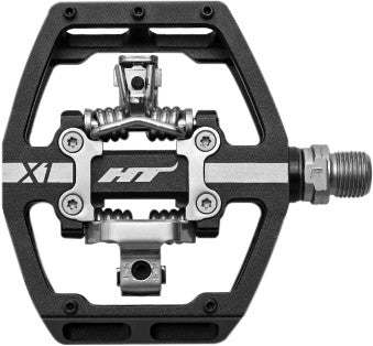 HT COMPONENTS X2 Mtb Pedal Black 85x94x14mm Cleat Included 102001X2101101