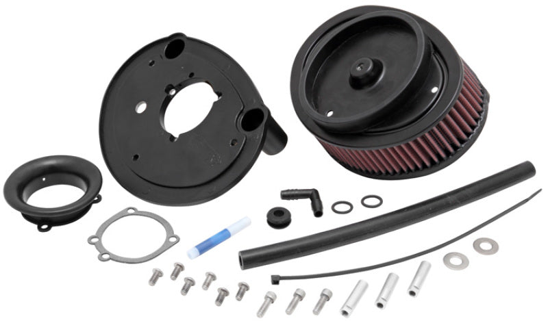 K&N Oval Red 9in Intake System for Harley Davidson RK-3910-1