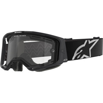 ALPINESTARS GOGGLES Vision 8 Goggle - Corp - Black - Clear 5100825-1425