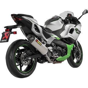 AKRAPOVIC Slip-On Line Muffler - Titanium - Ninja 7 Hybrid ABS 2024 S-K4SO9-HRT 1811-4686