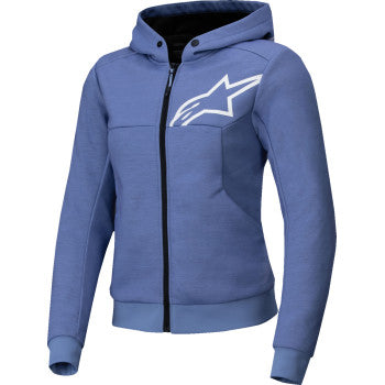 ALPINESTARS Stella Chrome v2 Sport Hoodie - Blue Violet/White - Small 4210225-7185-S