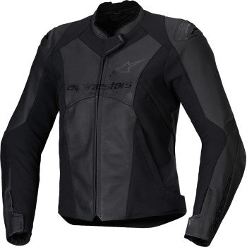 ALPINESTARS Stella Faster v3 Leather Jacket - Black/Black - US 8 / EU 44 3113625-1100-44