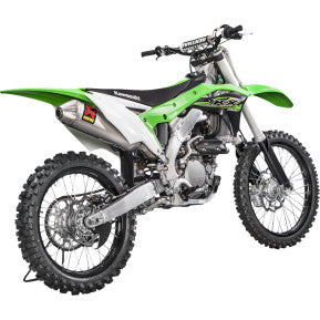AKRAPOVIC Racing Line Exhaust System - Stainless Steel/Titanium - KX 250 2017-2024 S-K2MR9-BNTA 1820-2071