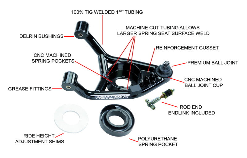 Hotchkis 64-72 GM A-Body Lower A-Arms 1104