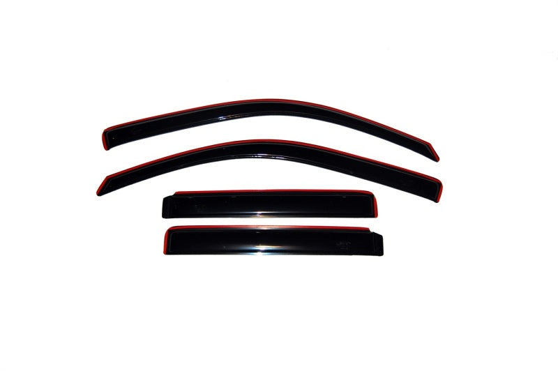 AVS 02-06 Chevy Trailblazer EXT Ventvisor In-Channel Front & Rear Window Deflectors 4pc - Smoke 194240