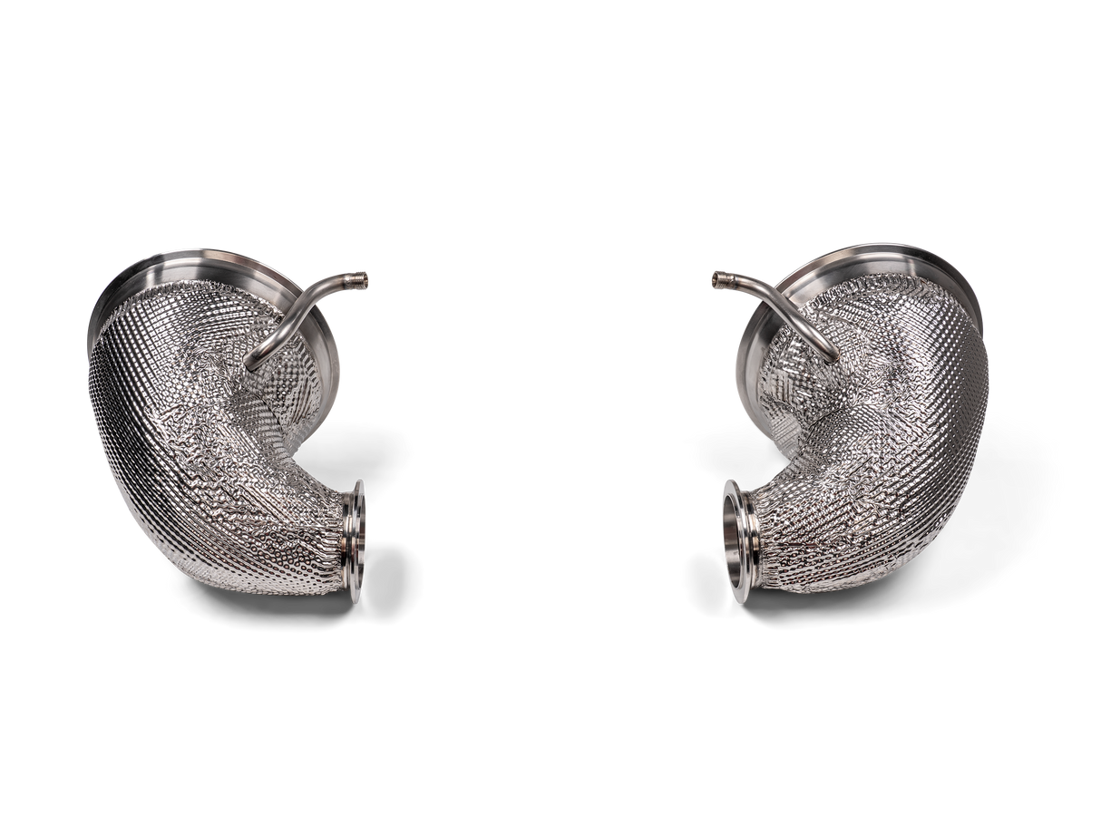 Akrapovic 21-22 Porsche 911 GT3/ GT3 RS (992) Slip-On Race Line Adapter Set (Titanium) P-CP034