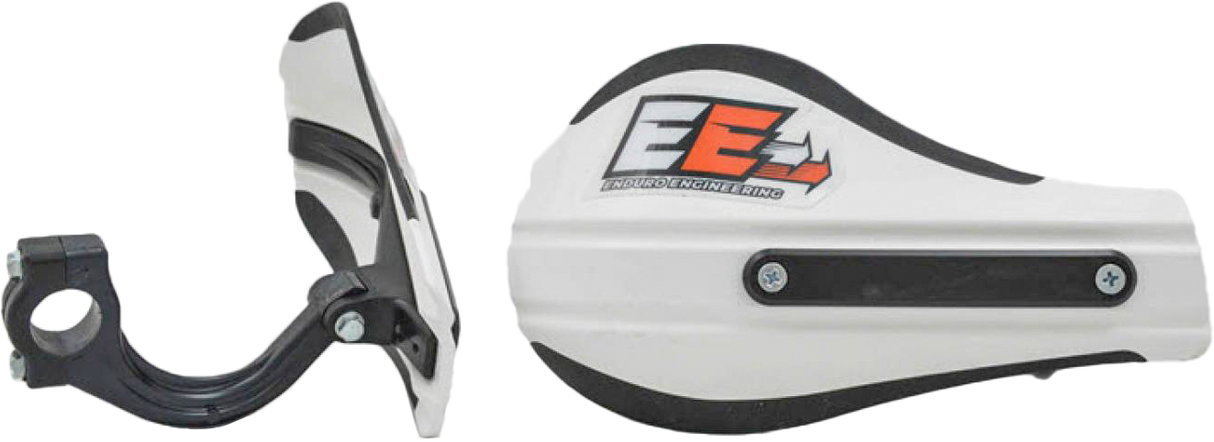 ENDURO ENGINEERING Composite Mnt Roost Deflectors White W/Mounting Hardware 53-220