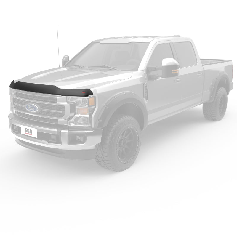 EGR 17+ Ford F-250/F-350 Superguard Hood Shield - Smoke Finish 303911
