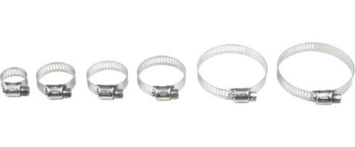 HELIX Stainless Steel Hose Clamps 6-16mm 10/Pk 111-6204