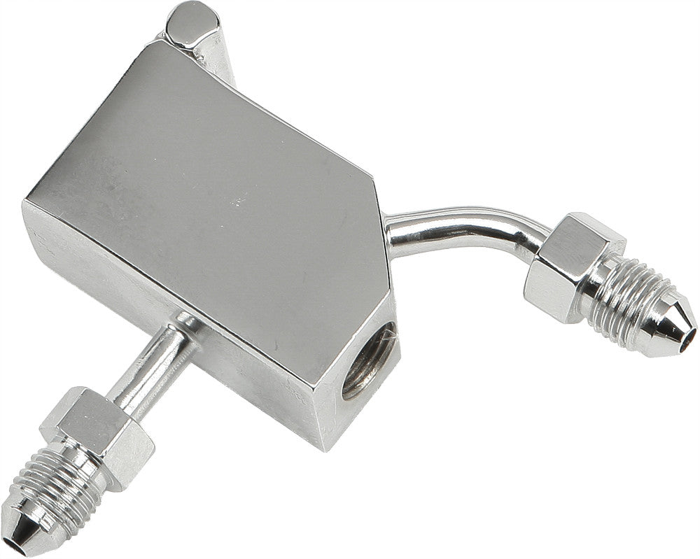 GOODRIDGE Rear Brake Manifold Chrome Softail 00-06 PGD-MANIFOLD