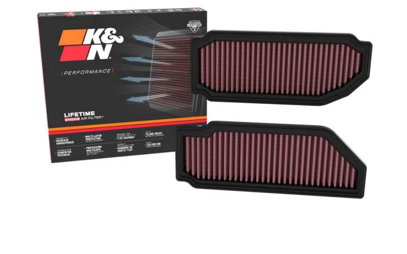 K&N 22-23 Mercedes Benz SL55 AMG V8 4.0L Replacement Air Filters (2 Per Box) 33-3181