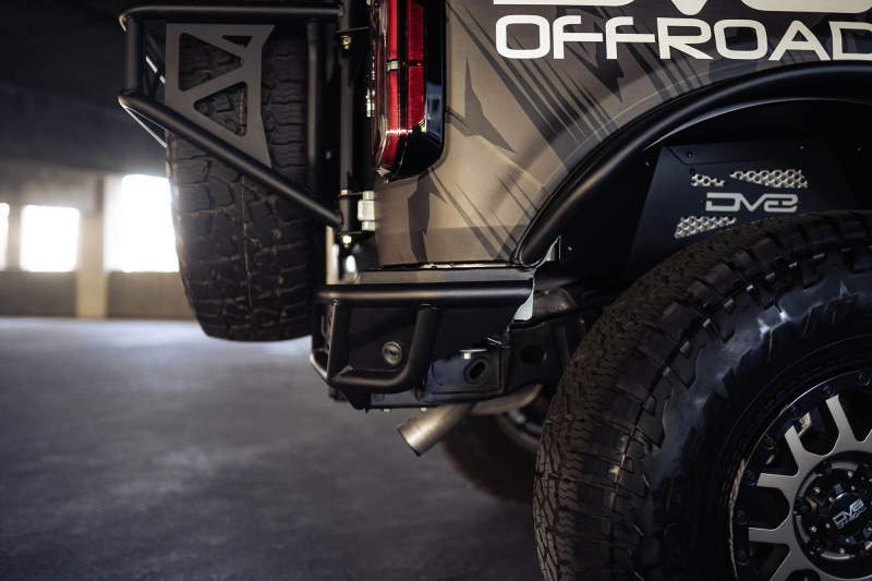 DV8 Offroad 21-23 Ford Bronco Competition Series Rear Bumper RBBR-04