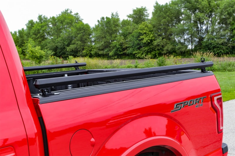Deezee 04-23 Ford F-150/Super Duty Hex Series Side Rails - Texture Black 5 1/2Ft Bed DZ 99707TB