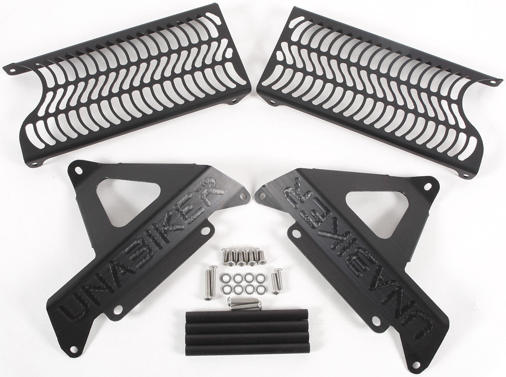 UNABIKER Radiator Guard (Black) HF250X-K