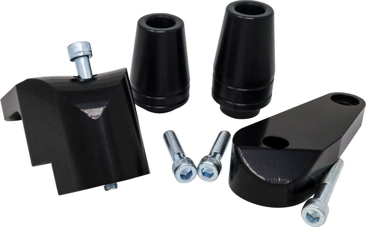 SHOGUN Pr/Frame Sliders Black No Cut Yam 750-6229