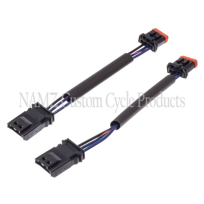 NAMZ 16-23 V-Twin Softail (Except FLSTC/FLSTN) Plug-N-Play Front Turn Signal Extension 8in. NTSX-CB08