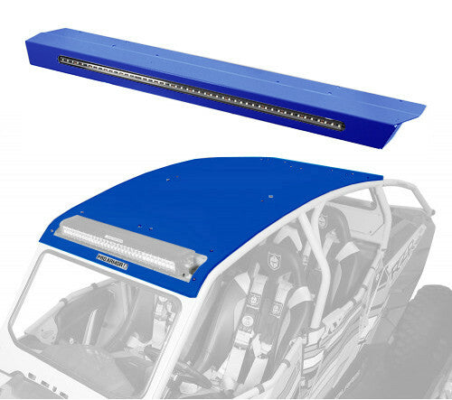PRO ARMOR Asylum Roof W/Rr Lightbar Pkt Polaris Blue P144R124PB