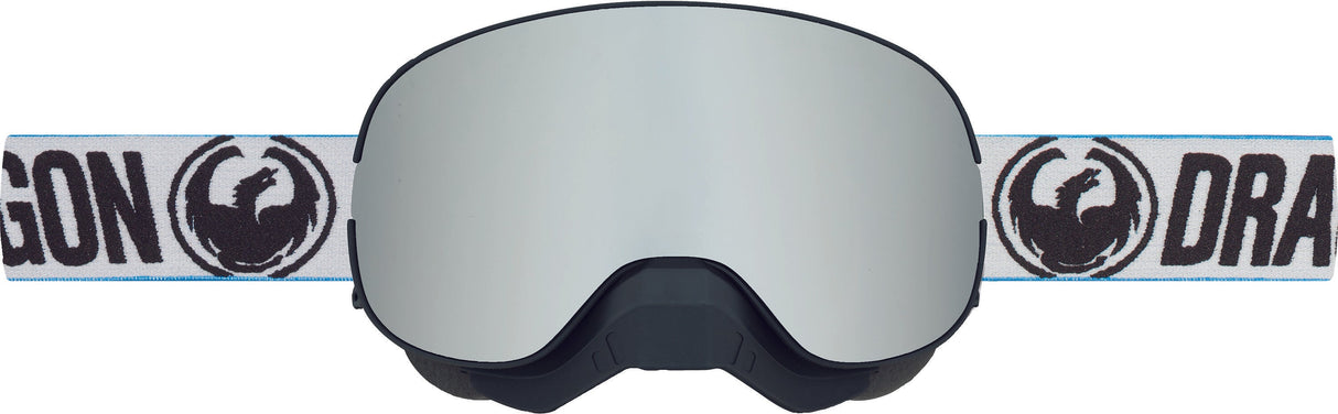DRAGON X2 Snow Goggle Factory W/Luma Silver Ion + Dark Smoke Lens 294587728880