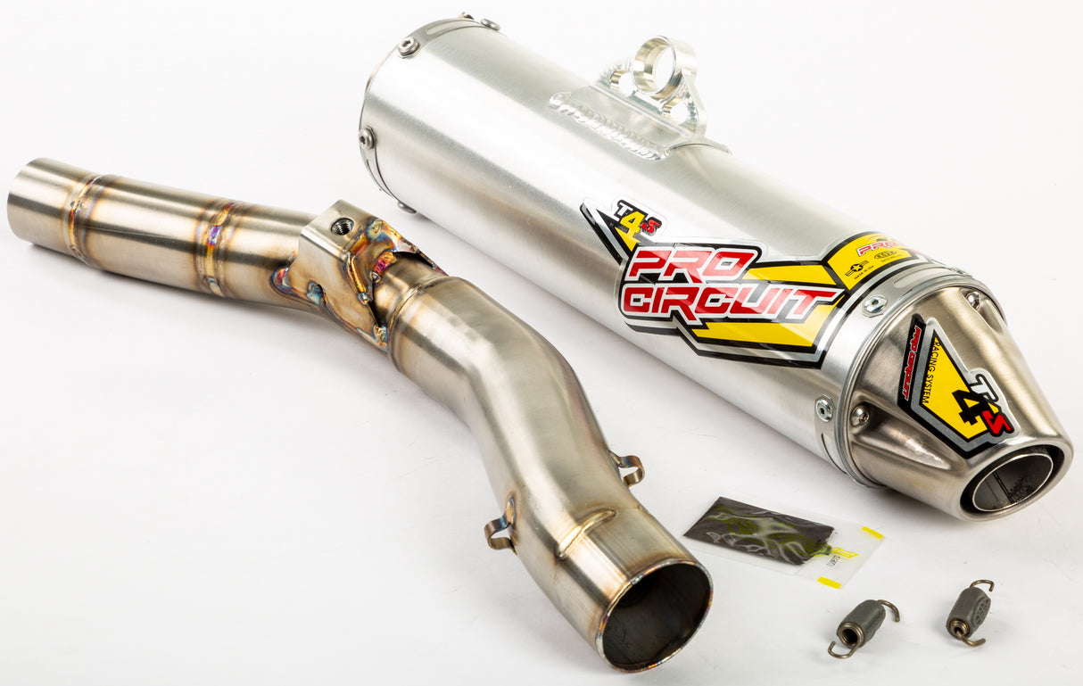 PRO CIRCUIT T-4 Slip-On Exhaust 4Y03450