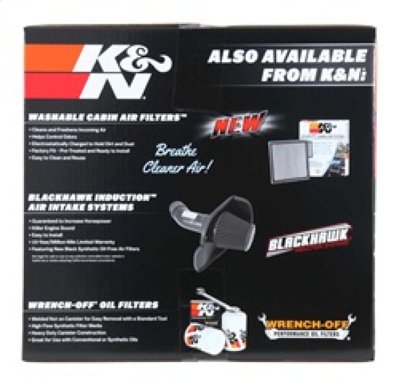 K&N 63 Series Aircharger Performance Intake Kit Chevy/GMC 14-15 Silverado/Sierra 1500 5.3L/6.2L V8 63-3082