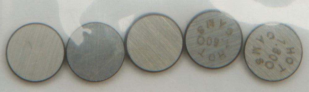 HOT CAMS Valve Shims 7.48x1.80mm 5/Pk 5PK748180