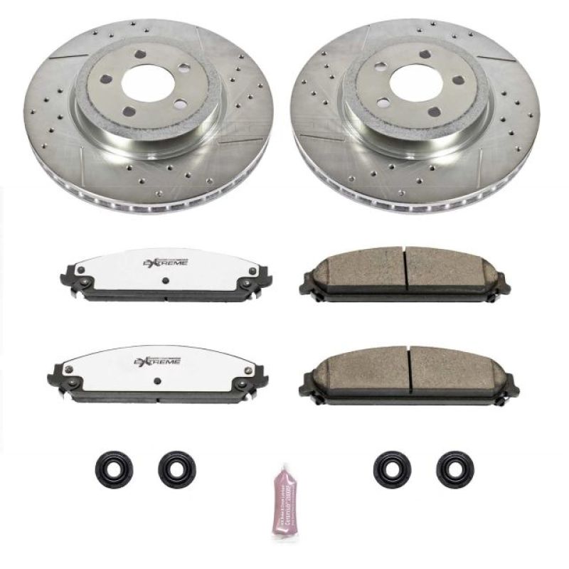 Power Stop 05-19 Chrysler 300 Front Z26 Street Warrior Brake Kit K2560-26