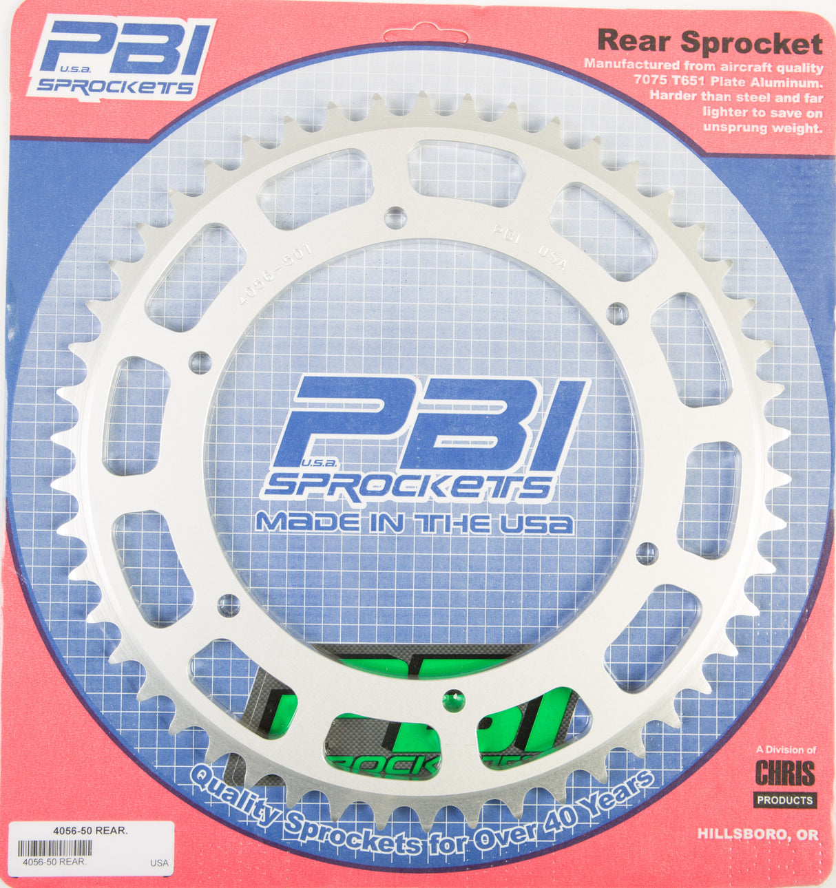 PBIRear Sprocket Aluminum 50t-520 Kaw4056-50-3