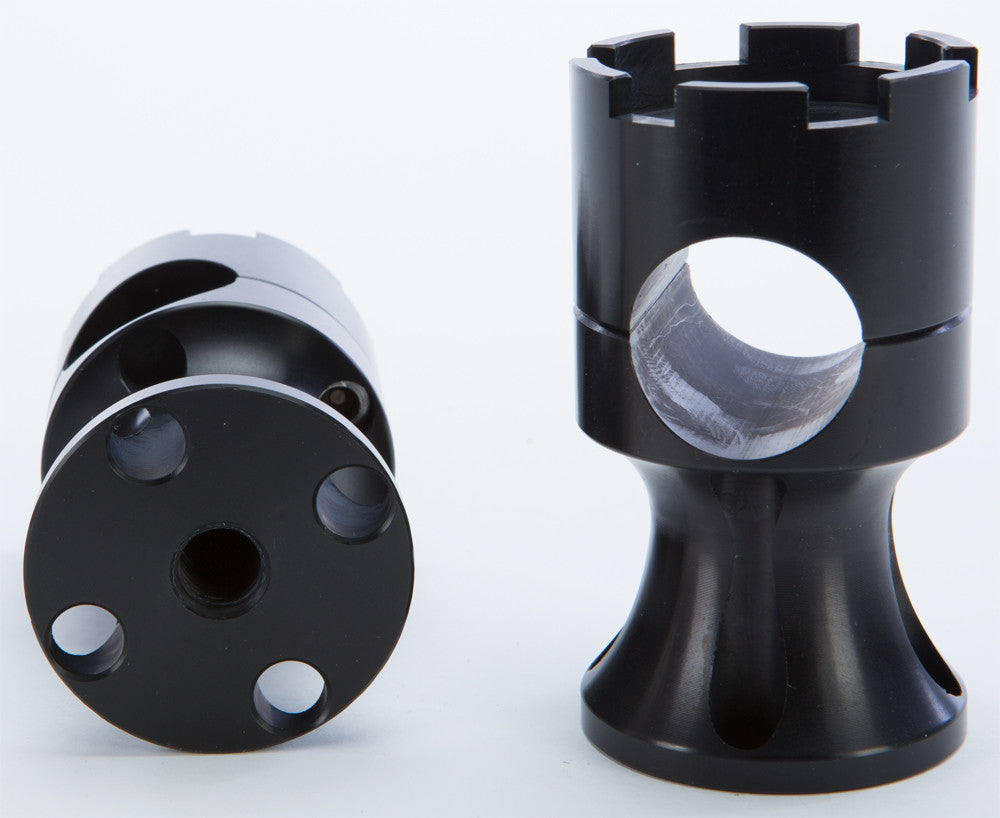 ROOKE 2.25" Riser 1-1/8" Bar Wide Black R-HR2252-B