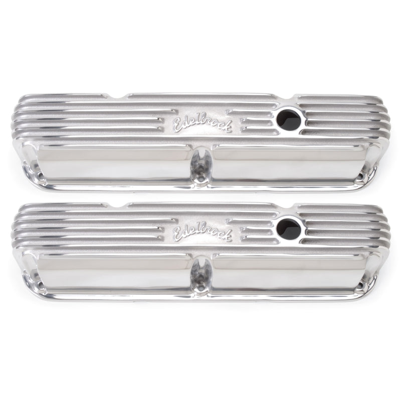 Edelbrock Valve Cover Classic Series Chrysler La 318-340-360 CI V8 Polshed 4176