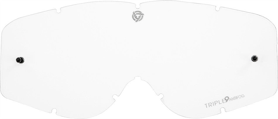 TRIPLE 9 T-9 Single Lens Clear W/ T.O. Pins 37-2530