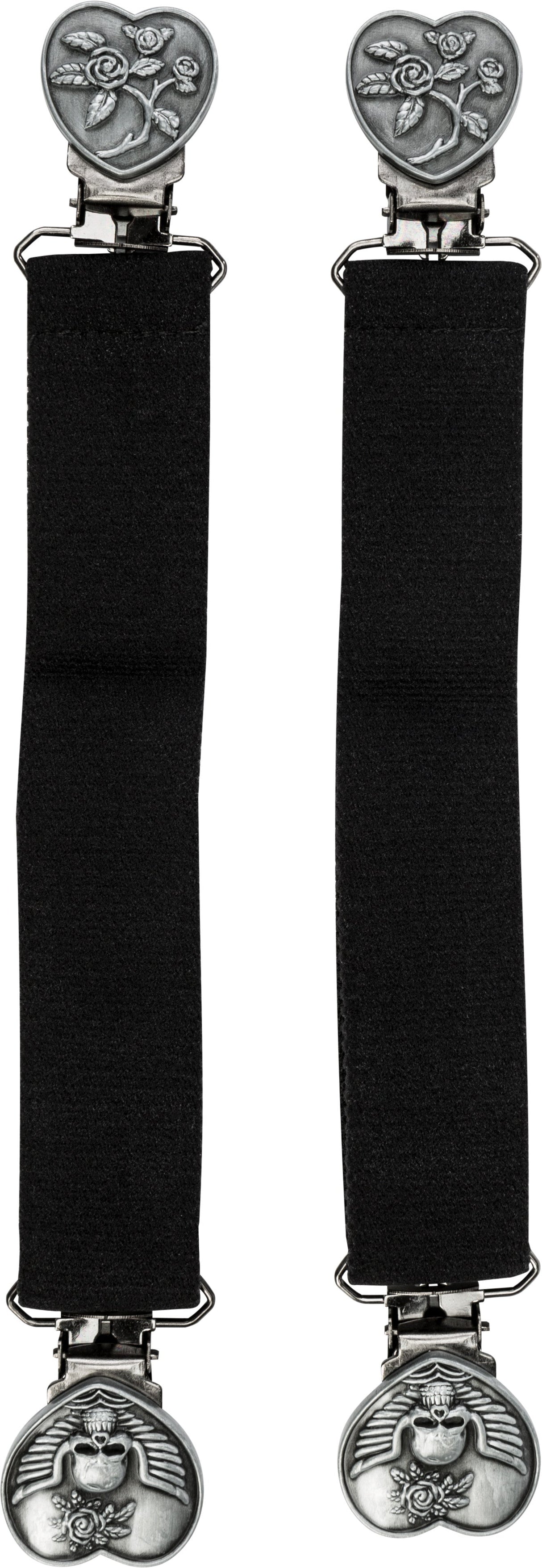 RYDER CLIPS Ryder Straps Heart/Skull Side To Side Clip Type/Pr RS-HS